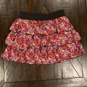 Girl's Ruffle Flower Skirt